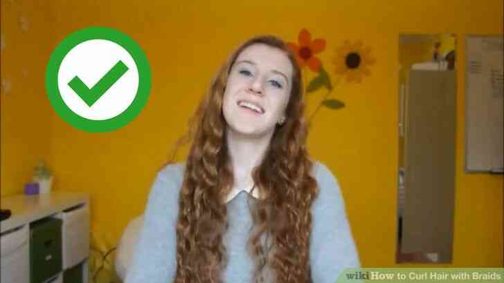 Image intitulée Friser les Cheveux avec des Tresses Étape 8